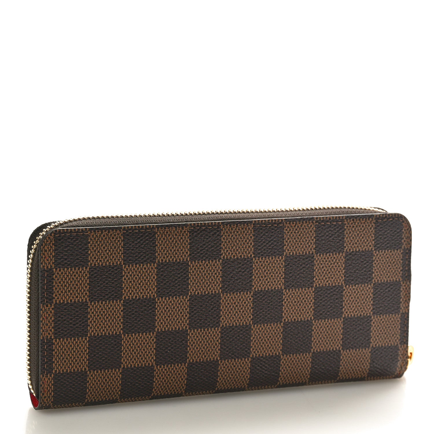 Louis Vuitton Damier Ebene Clemence Wallet Cherry 3 of 7