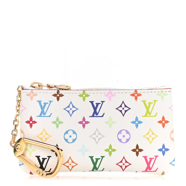 Louis Vuitton LV X TM Monogram Multicolor Key Pouch White 1828182