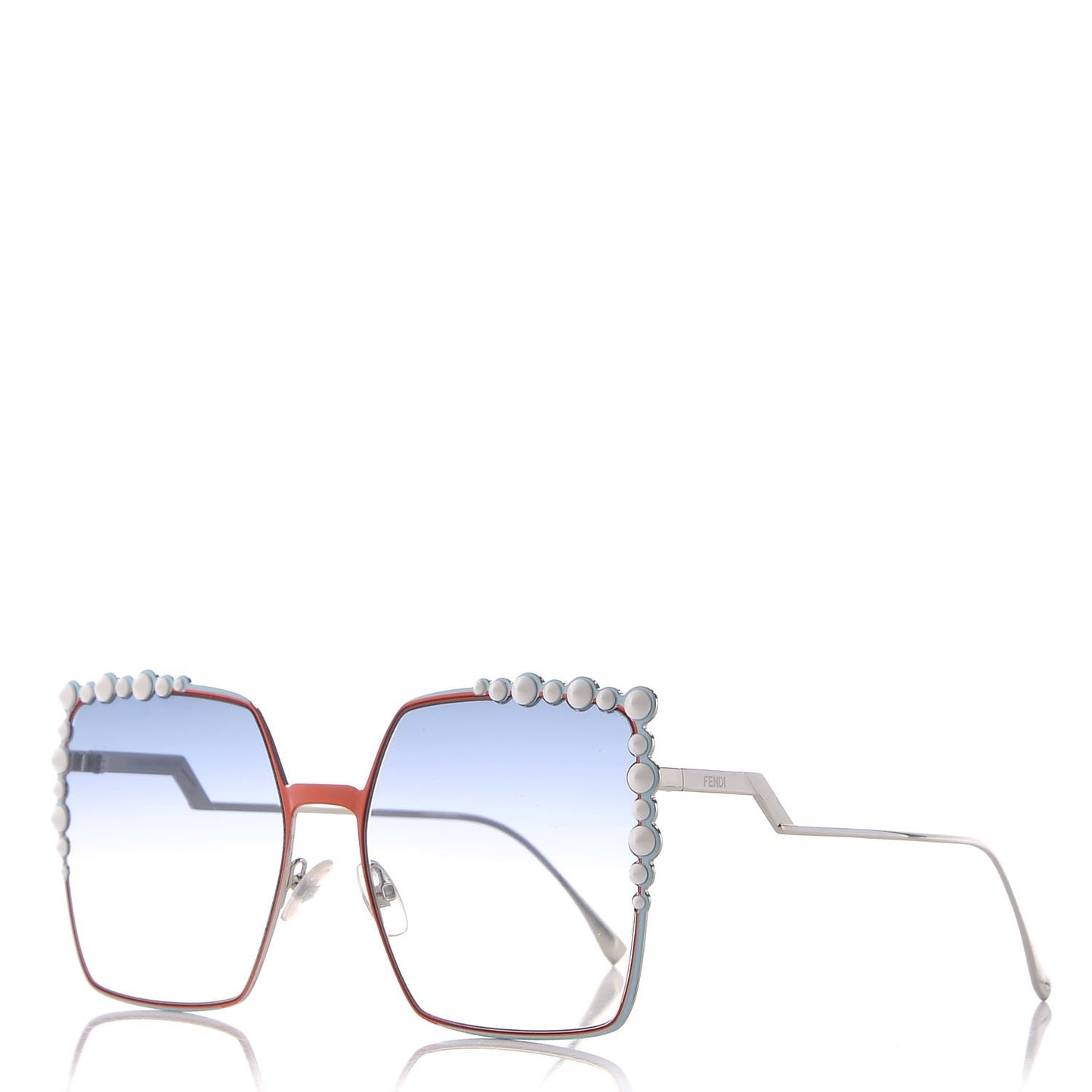 Metal Dots Square Sunglasses FF 0259/S