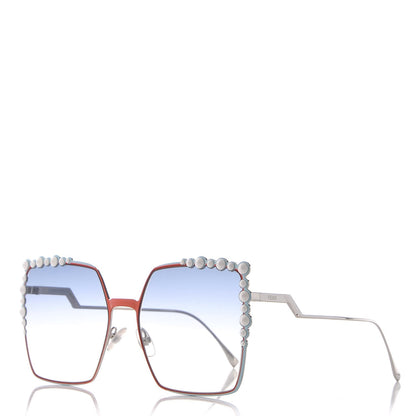 Fendi Metal Dots Square Sunglasses FF 0259/S 1 of 7