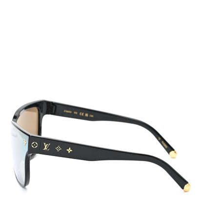Louis Vuitton Nylon LV Shadow Square Sunglasses Z1843U Black 3 of 6