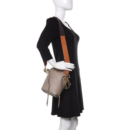 Chloe Smooth Calfskin Mini Roy Bucket Bag Motty Grey 2 of 9