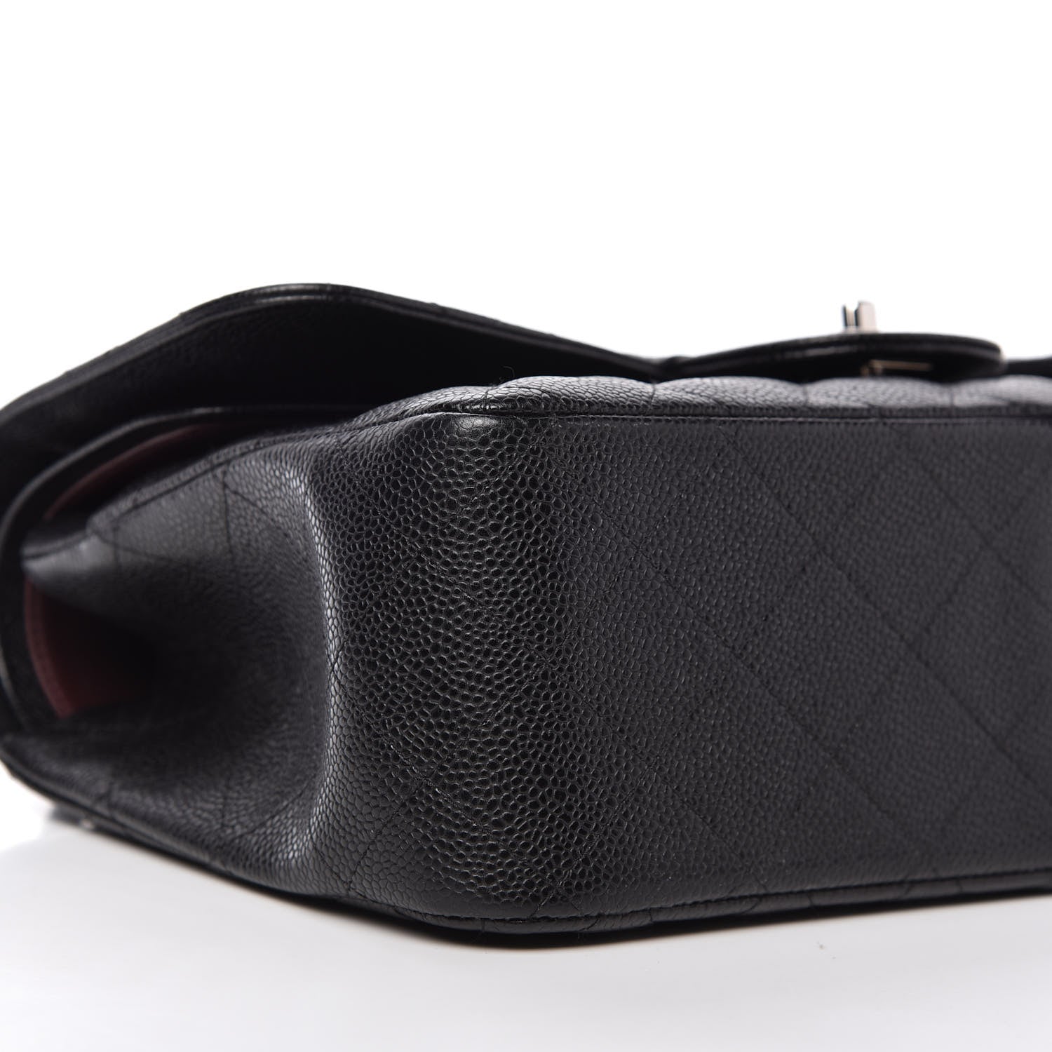 Chanel Caviar Quilted Jumbo Double Flap Black 6 of 10