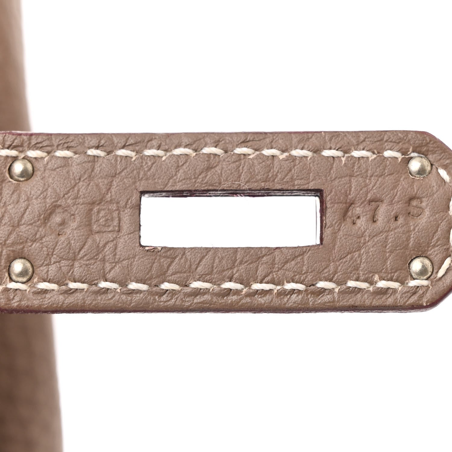 Hermes Togo Kelly Retourne 32 Etoupe 7 of 13