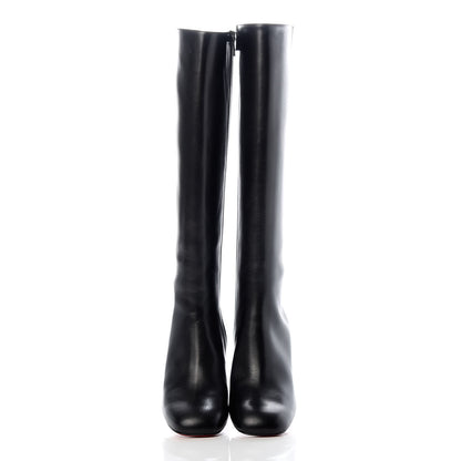 Christian Louboutin Calfskin Cadrilla Botta 70 Tall Boots 37 Black 5 of 9