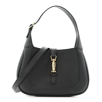 Gucci Pebbled Calfskin Small Jackie 1961 Hobo Black 1 of 11