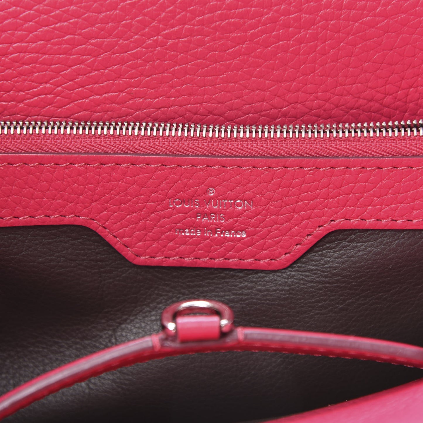 Taurillon Capucines MM Fuchsia
