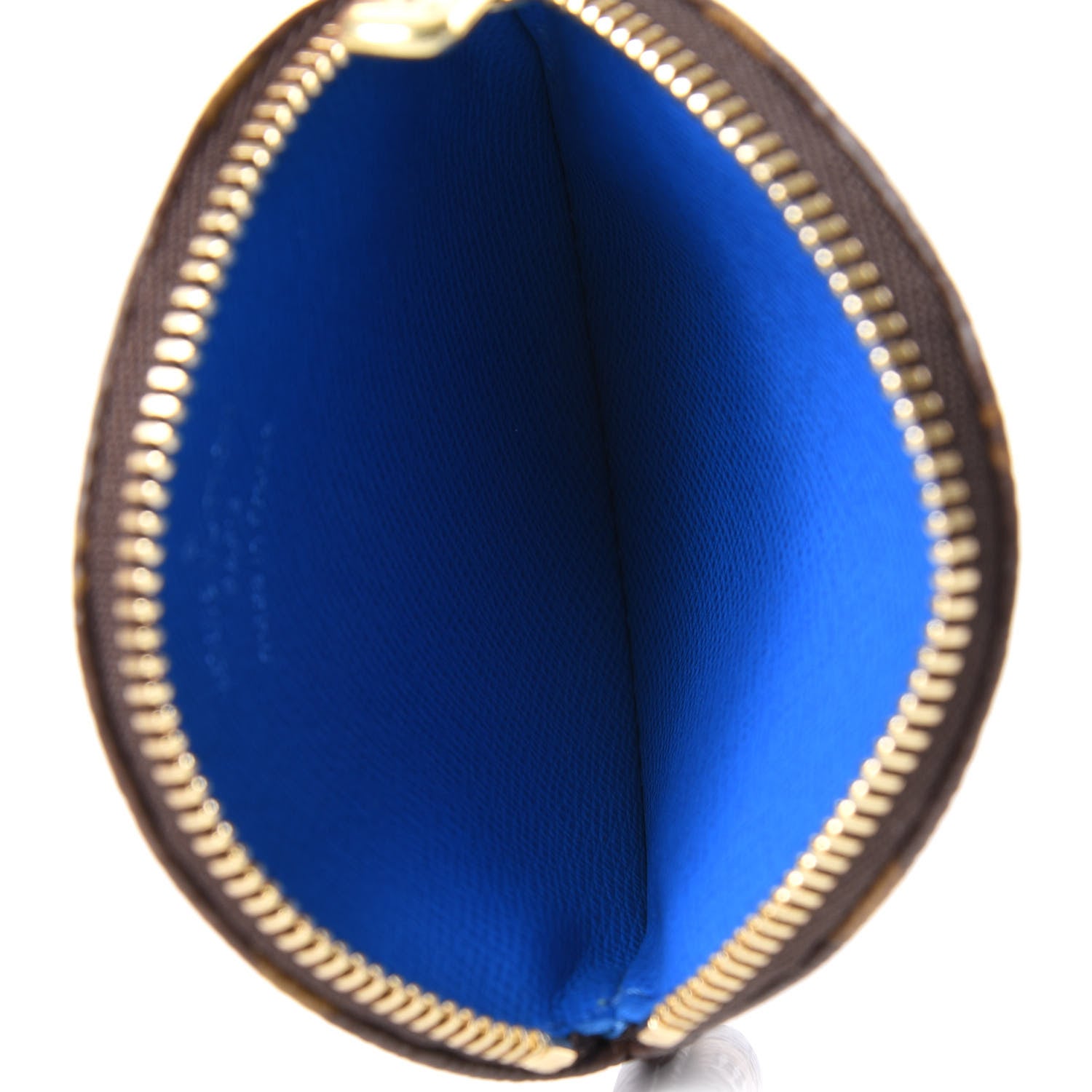 Louis Vuitton Monogram 2019 Christmas Animation Round Coin Purse Blue 4 of 9