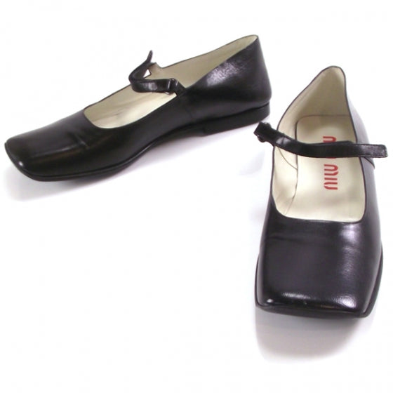 Miu Miu Leather Mary Janes 1 of 5