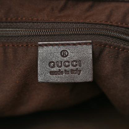 Gucci Monogram D Gold Tote Dark Brown 6 of 11