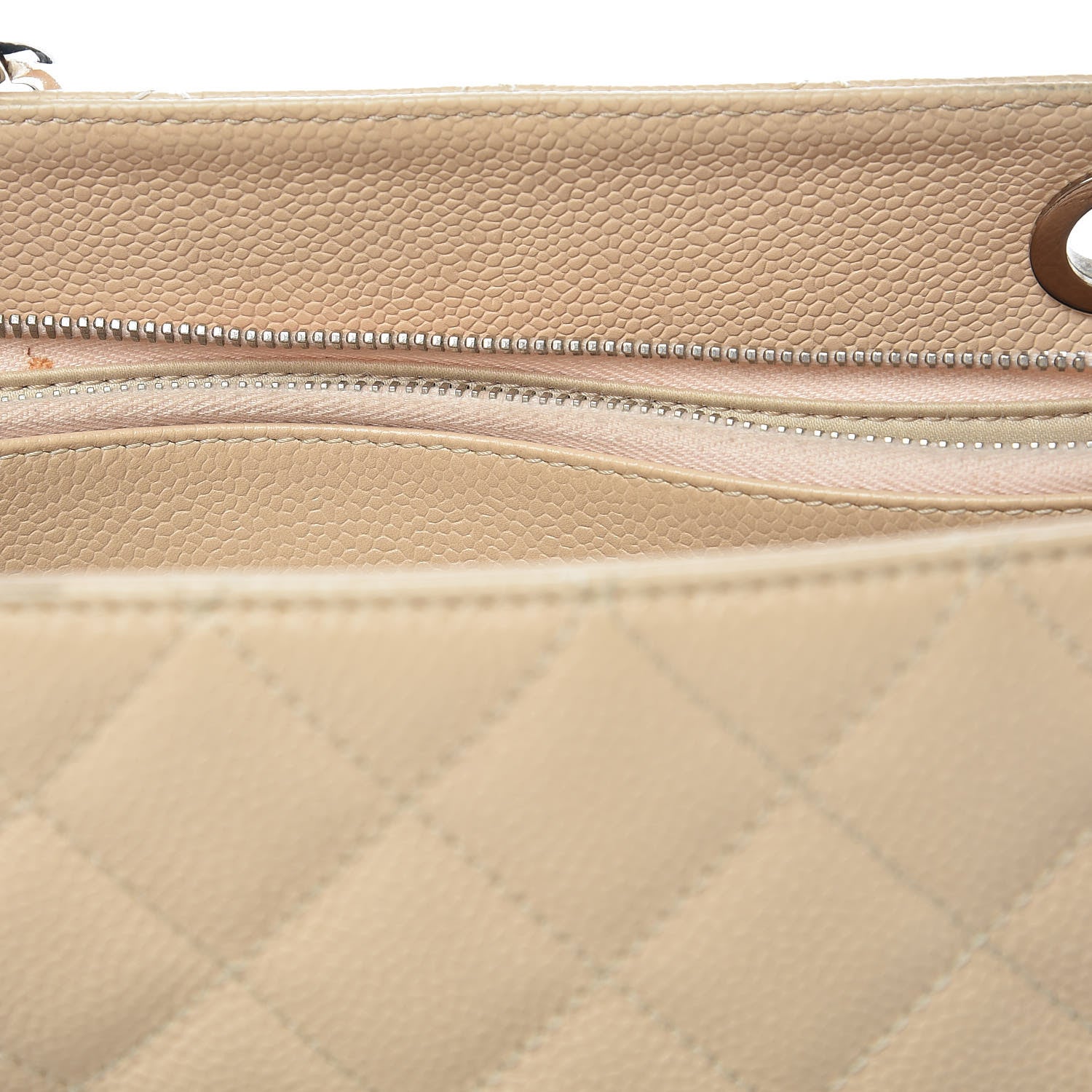 Chanel Caviar Quilted Grand Shopping Tote GST Beige Clair 18 of 23