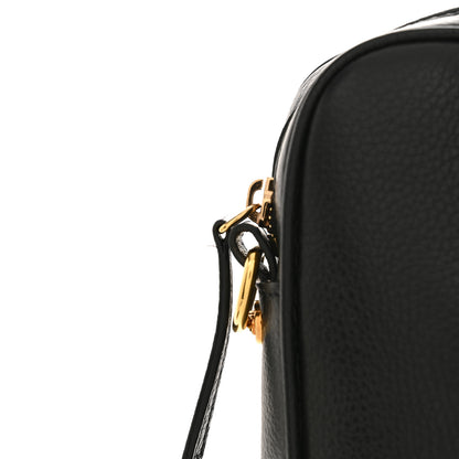 Versace Calfskin Medusa Briefcase Messenger Bag Black 13 of 14