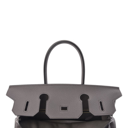 Hermes Togo Birkin 30 Etain 17 of 33