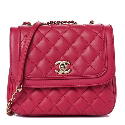 Chanel Lambskin Quilted Small Lovely Day Flap Pink 1 of 15