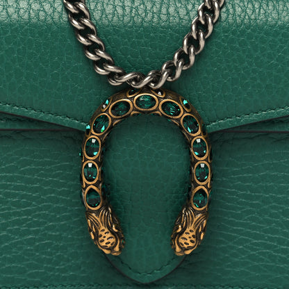 Gucci Dollar Calfskin Crystal Super Mini Dionysus Shoulder Bag Emerald 7 of 10