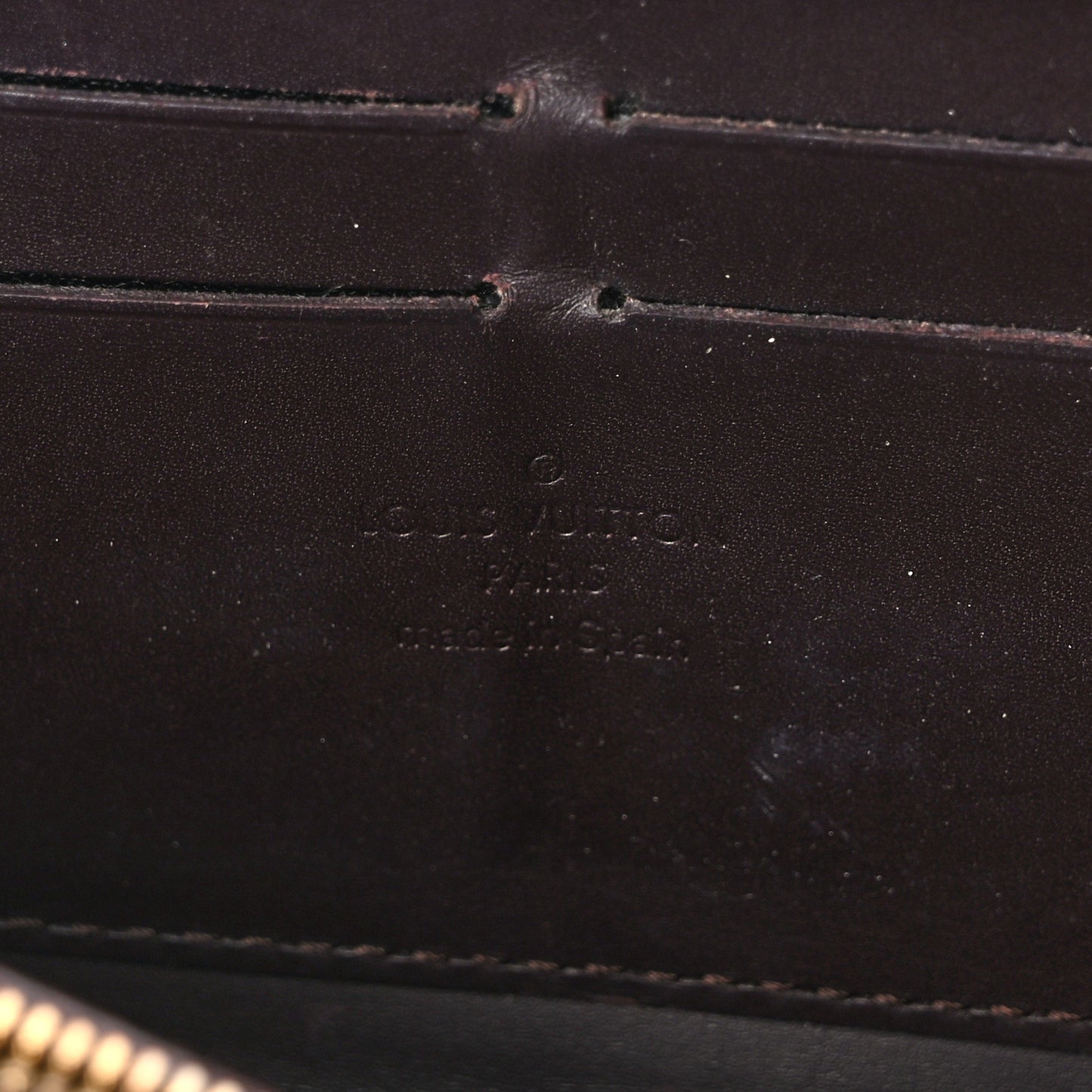 Vernis Zippy Wallet Amarante