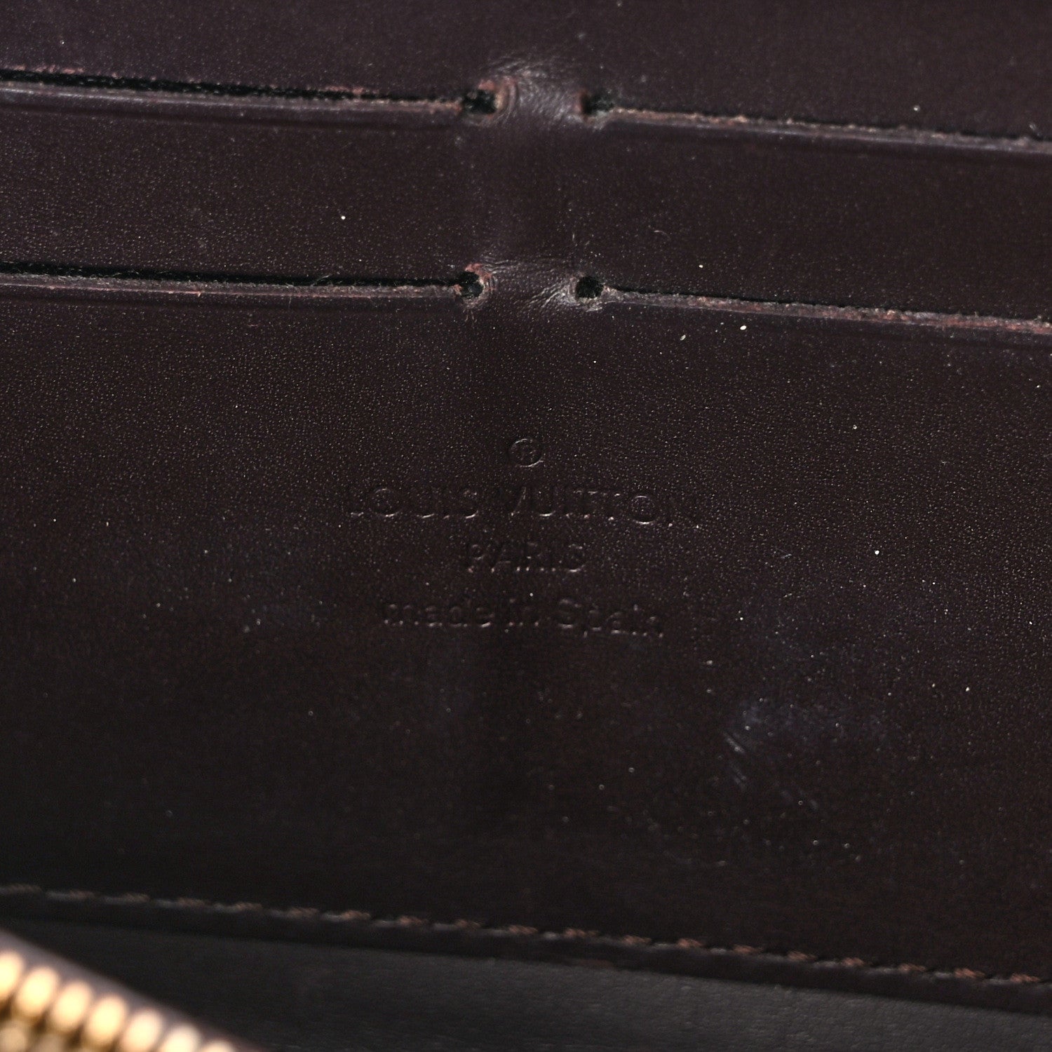 Louis Vuitton Vernis Zippy Wallet Amarante 6 of 11