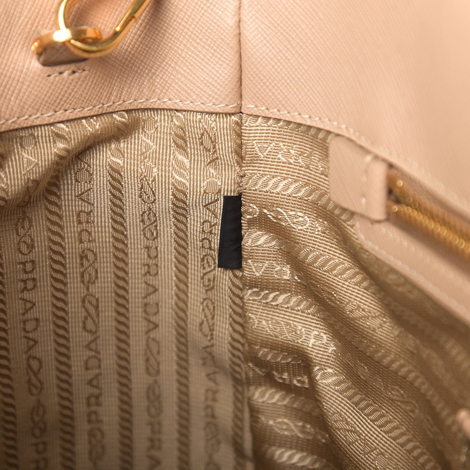 Prada Saffiano Lux Tote Sabbia 6 of 10