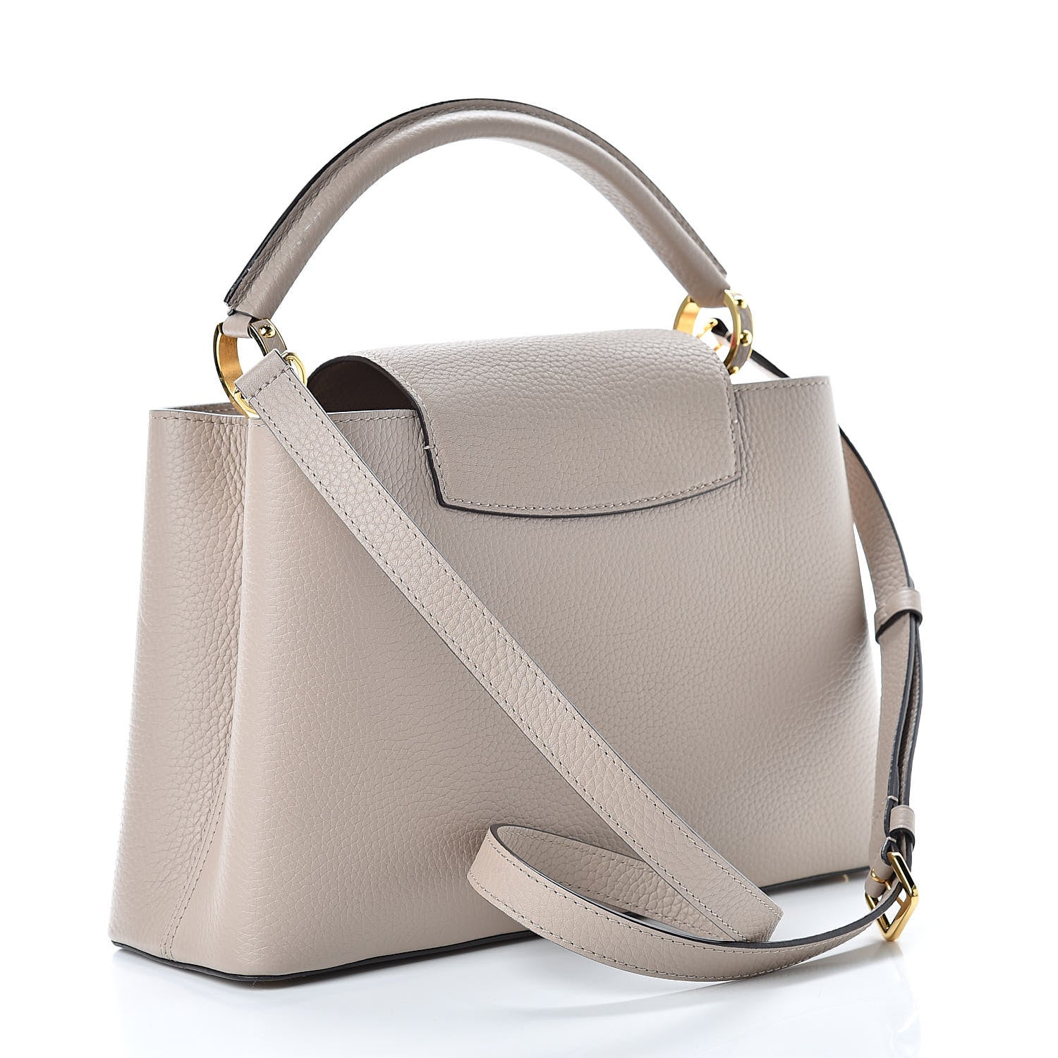 Louis Vuitton Taurillon Capucines PM Galet 3 of 10