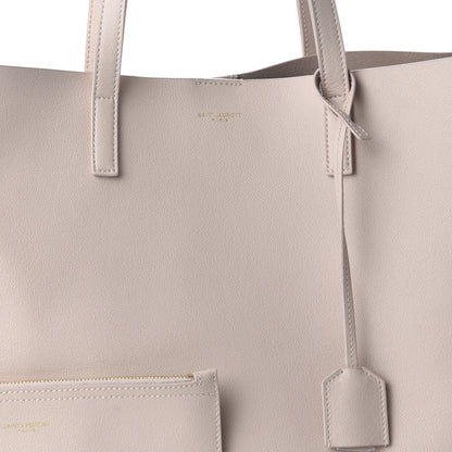 Saint Laurent Calfskin Large Shopping Tote Natural 9 of 9