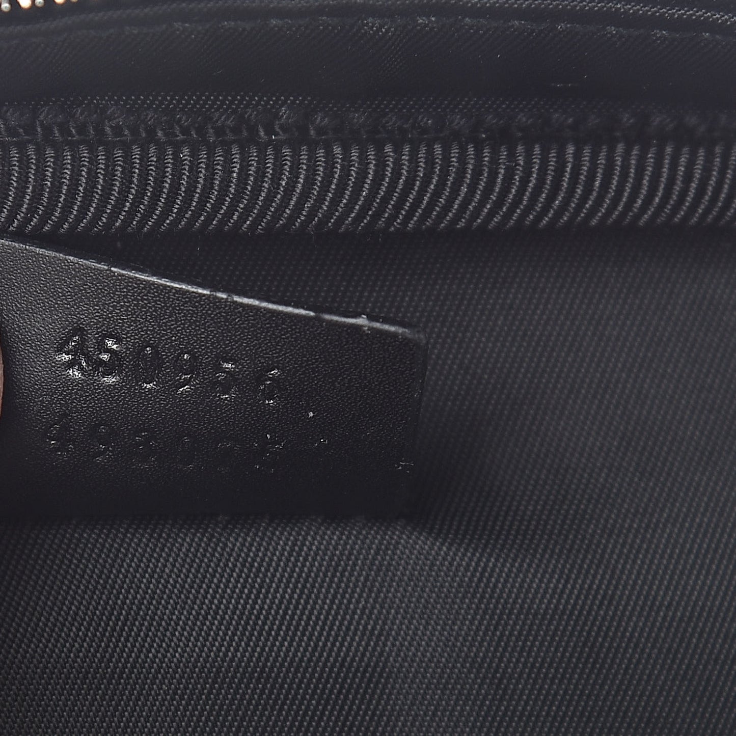 GG Supreme Monogram Web Belt Bag Black