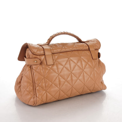 Mulberry Nappa Quilted Medium Alexa Deer Brown 3 of 9