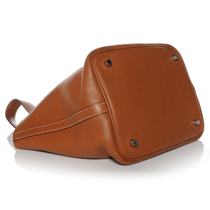 Hermes Taurillon Clemence Picotin PM Gold 4 of 7