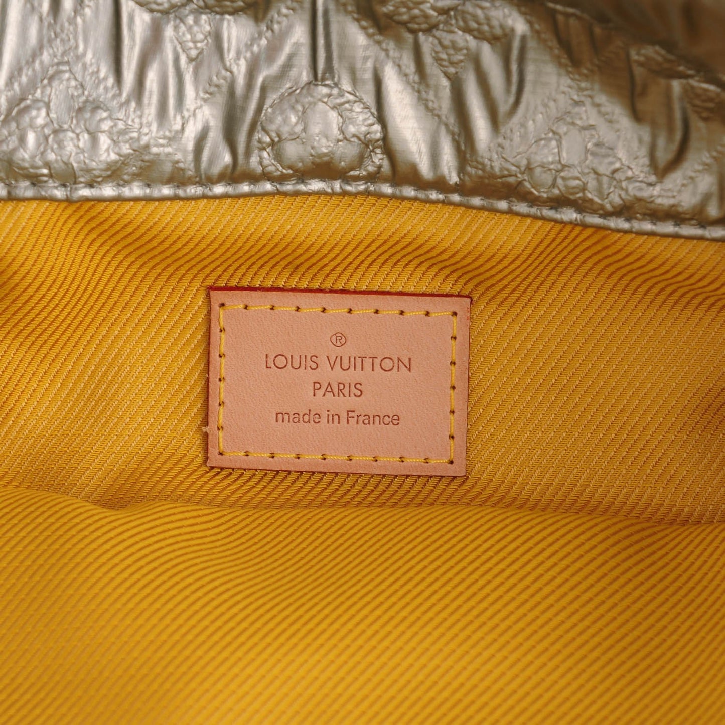 Jacquard Quilted Monogram Limelight Clutch GM Perle