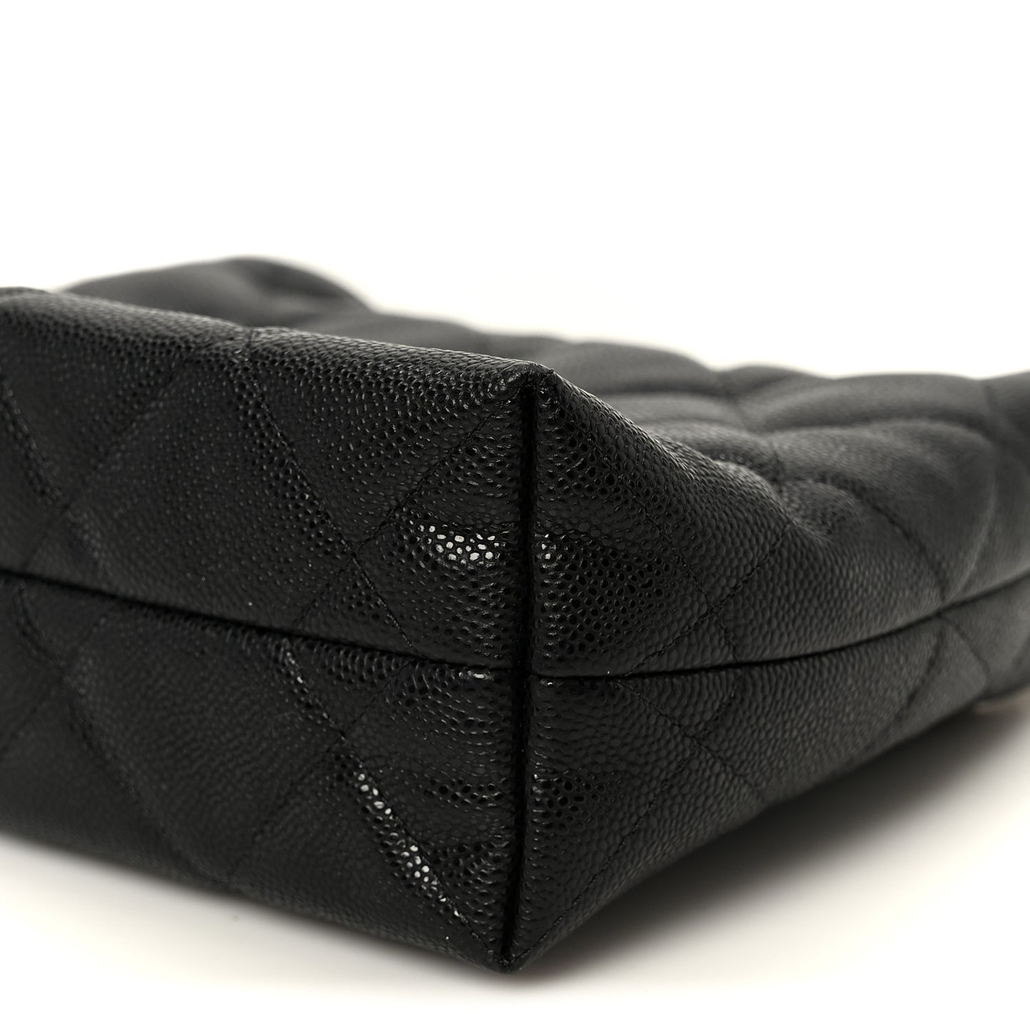 Caviar Quilted Chanel Way Clutch With Chain Black