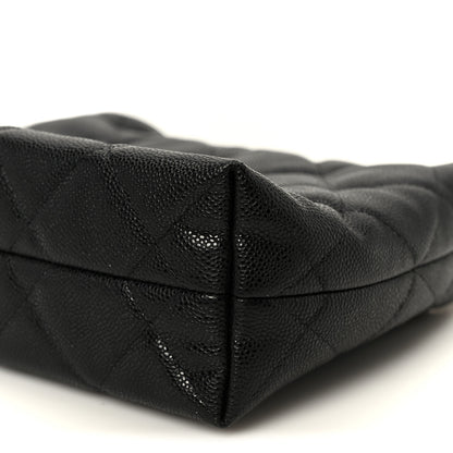 Chanel Caviar Quilted Chanel Way Clutch With Chain Black 10 of 10