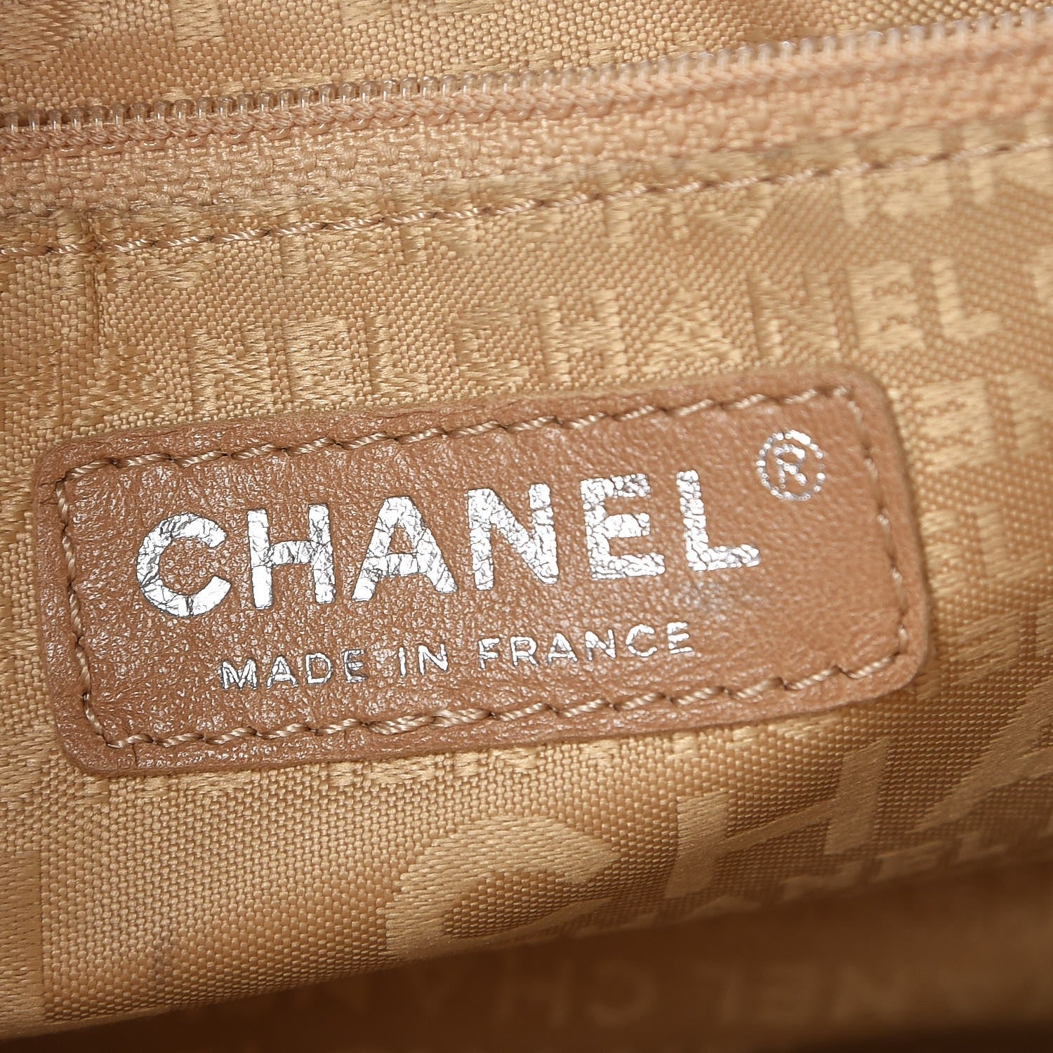 Chanel Caviar Quilted Accordion Mademoiselle Flap Beige 6 of 10