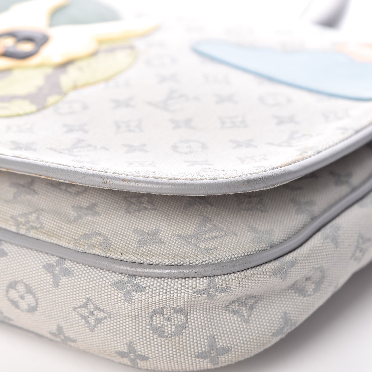 Louis Vuitton Mini Monogram Patchwork Conte De Fees Musette Grey 17 of 25