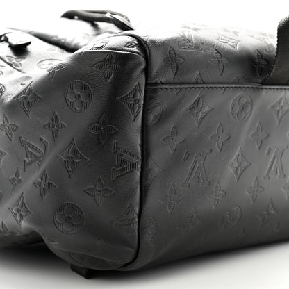 Louis Vuitton Calfskin Monogram Shadow Discovery Backpack Black 8 of 9