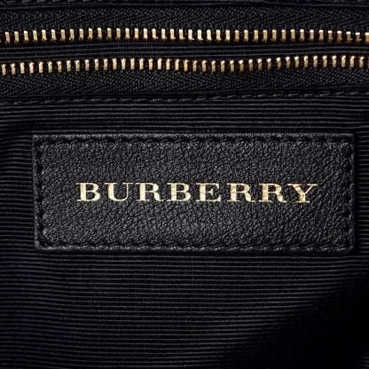 Burberry Signature Grain Calfskin Medium Welburn Tote Pale Grey 6 of 8