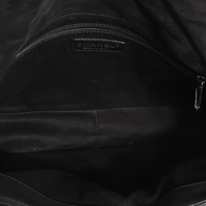 Chanel Iridescent Calfskin Jumbo Double Flap Black 5 of 8