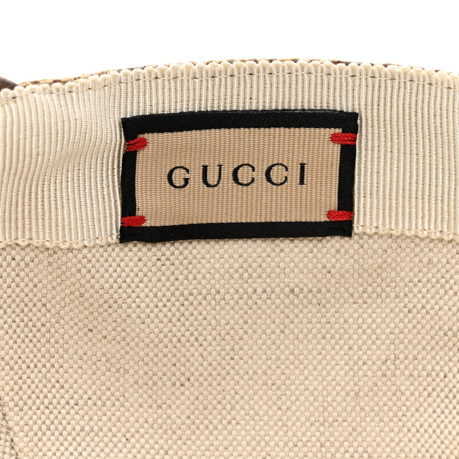 Gucci Monogram Jumbo GG Baseball Hat L 58 Camel Ebony 8 of 14