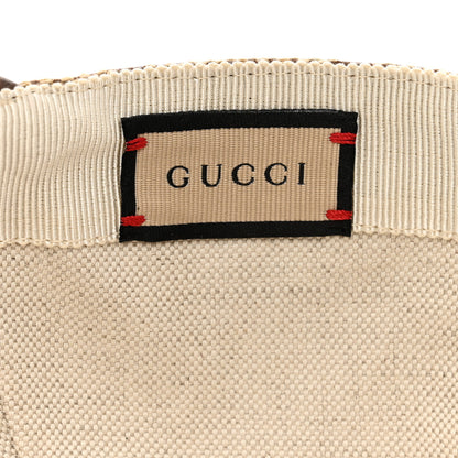 Gucci Monogram Jumbo GG Baseball Hat L 58 Camel Ebony 8 of 14