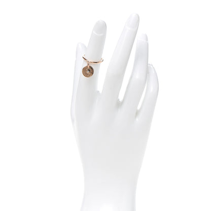 Hermes 18K Rose Gold Diamond Gambade Ring 47 4 2 of 6