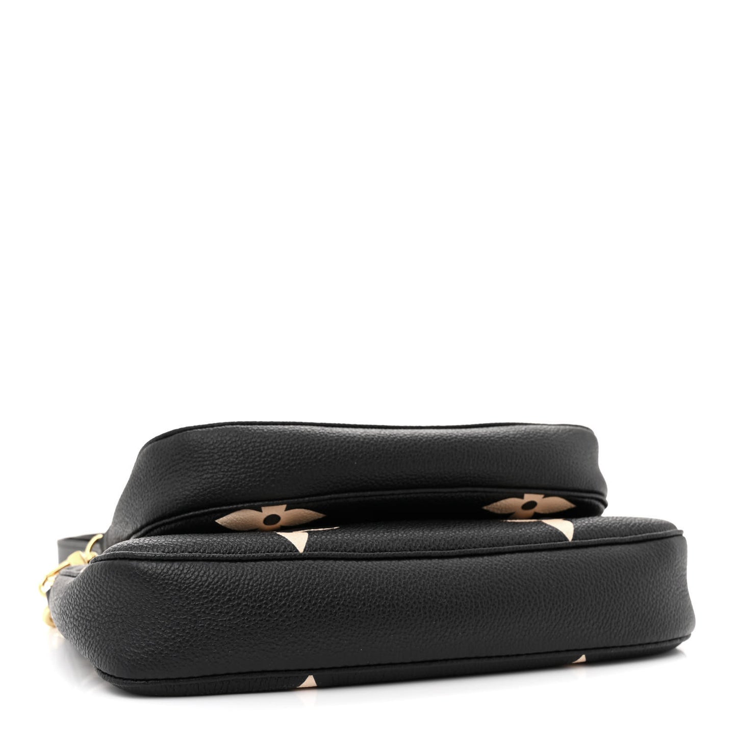 LOUIS VUITTON Empreinte Monogram Giant Multi Pochette Accessories Black Beige