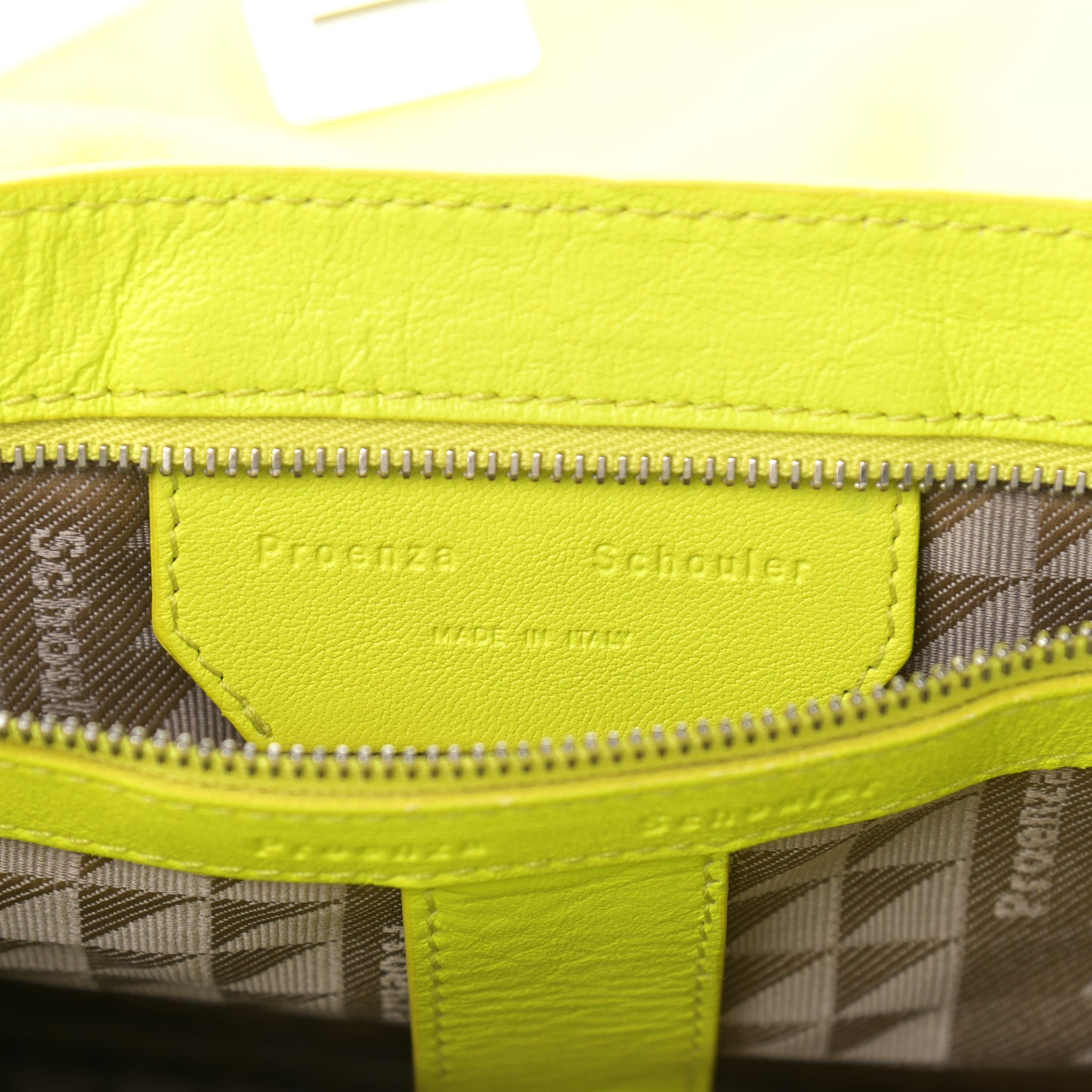 Lambskin Medium PS1 Satchel Sulfur