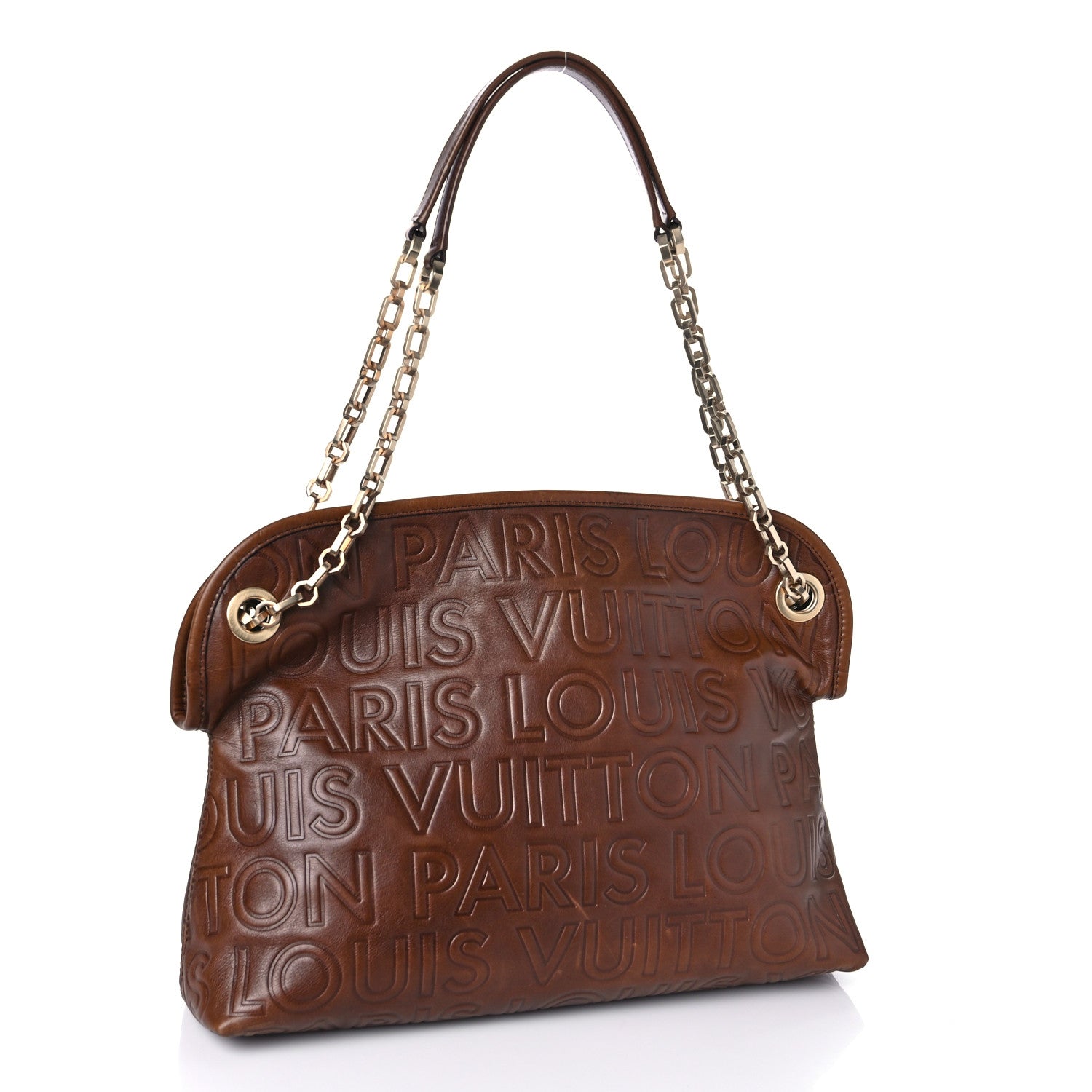 Louis Vuitton Monogram Paris Souple Wish Chocolate 2 of 7
