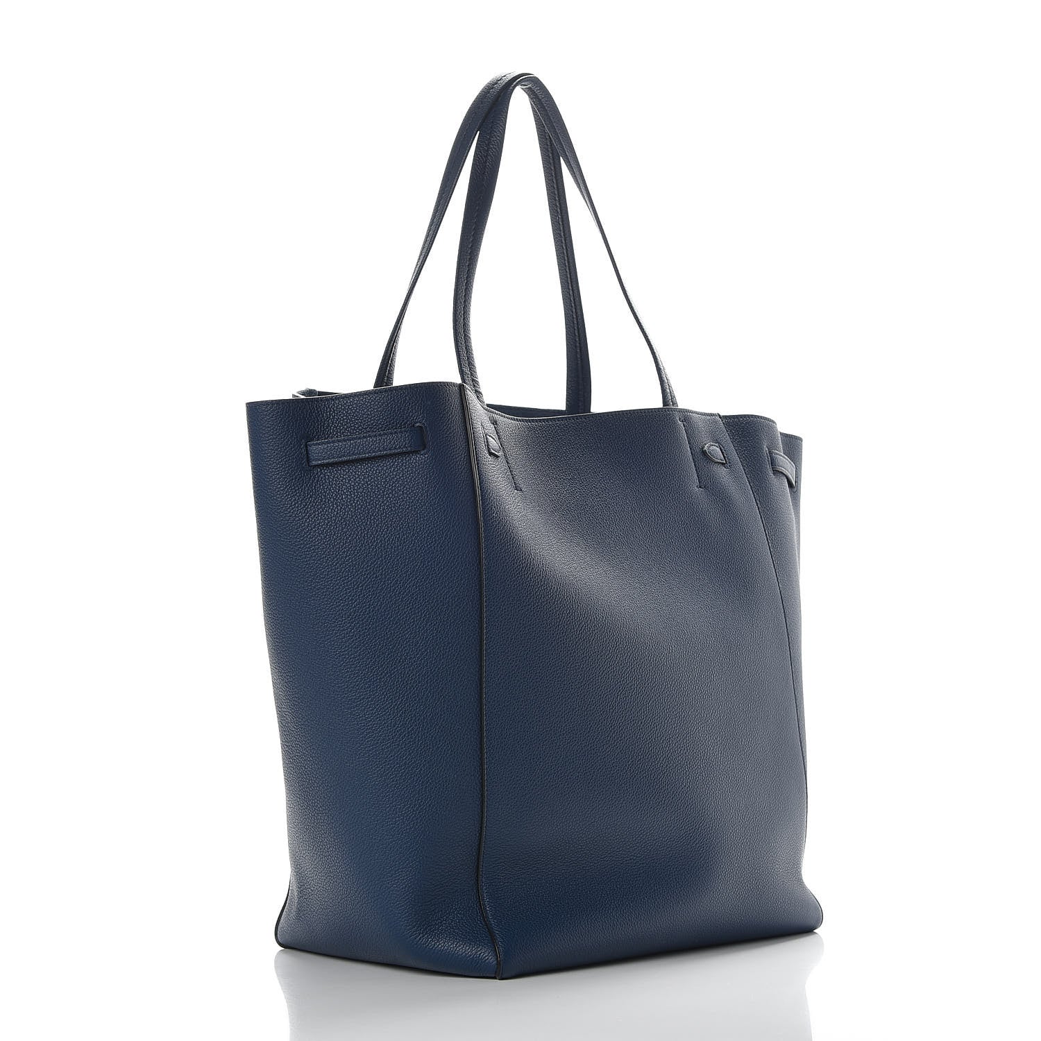 Celine Soft Grained Calfskin Medium Belt Cabas Phantom Deep Blue 2 of 8