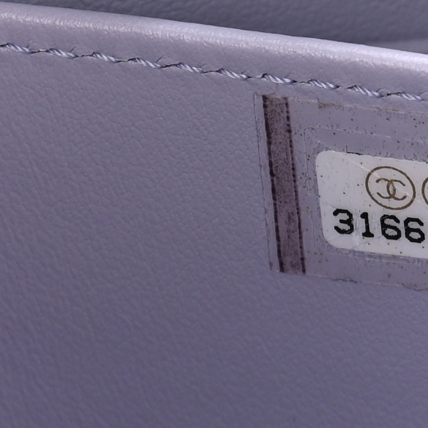 Caviar Quilted Camera Bag Light Purple