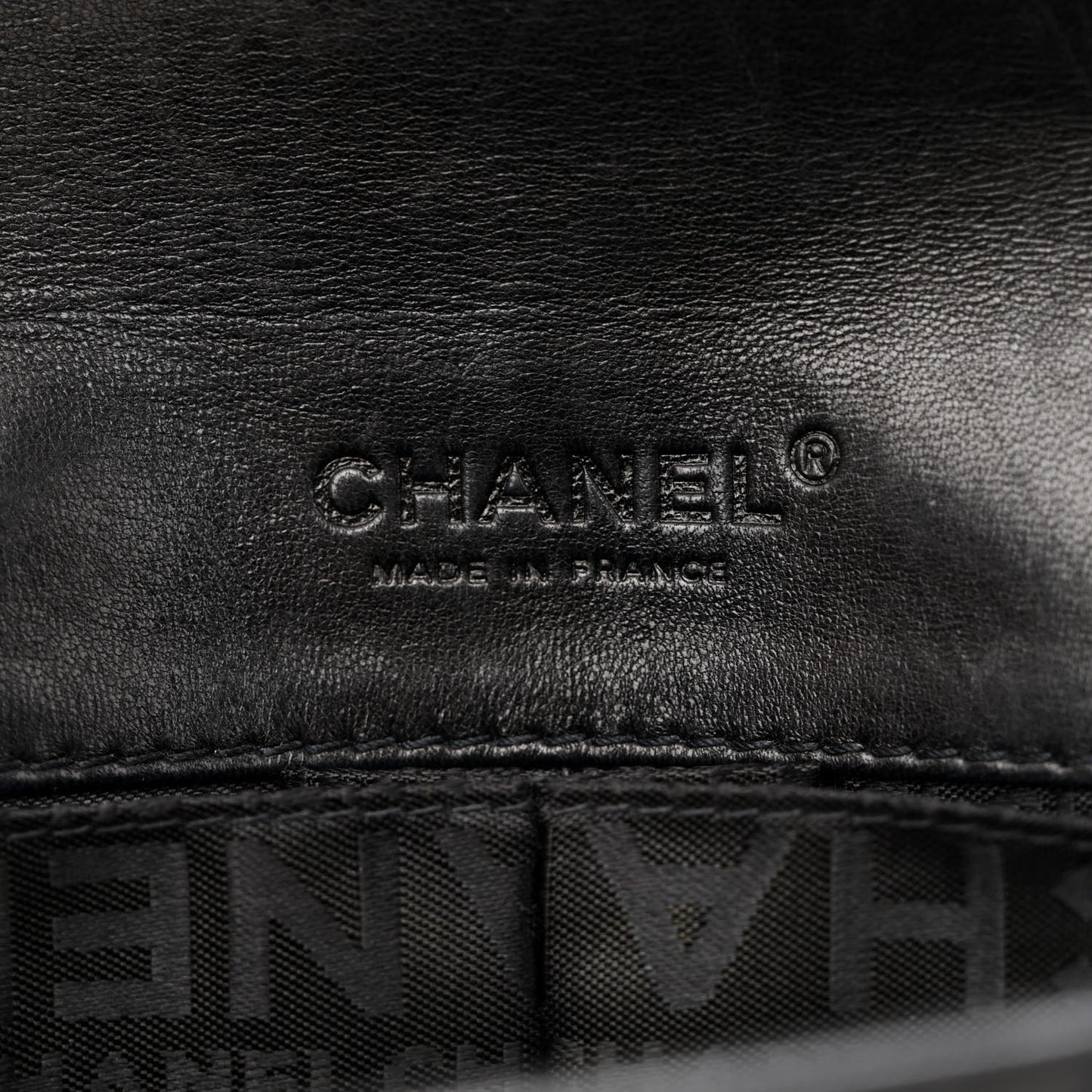 Lambskin Chocolate Bar Quilted Lambskin 3 Chain Flap Black