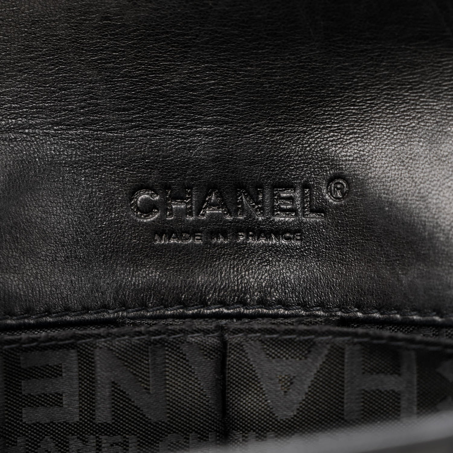 Chanel Lambskin Chocolate Bar Quilted Lambskin 3 Chain Flap Black 6 of 10