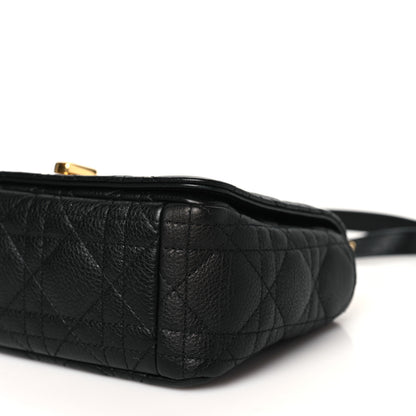 Christian Dior Calfskin Cannage Small Caro Bag Black 10 of 11
