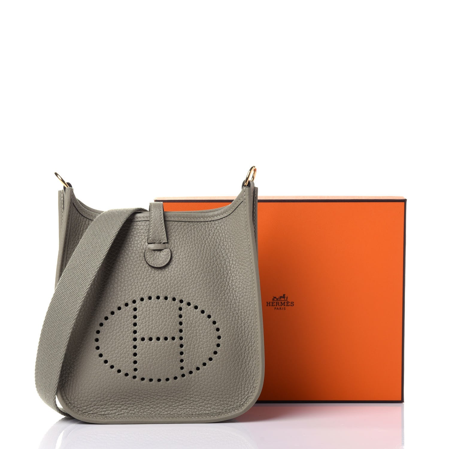 Hermes Taurillon Clemence Evelyne TPM Sauge 8 of 8