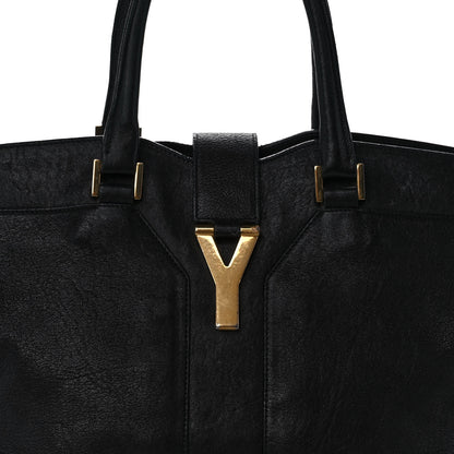 Saint Laurent Sheepskin Medium Cabas ChYc Black 7 of 12