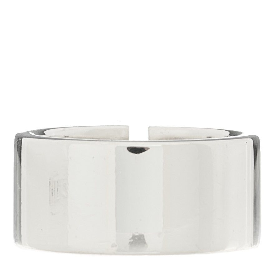 Sterling Silver T Cutout Ring 58 8.25