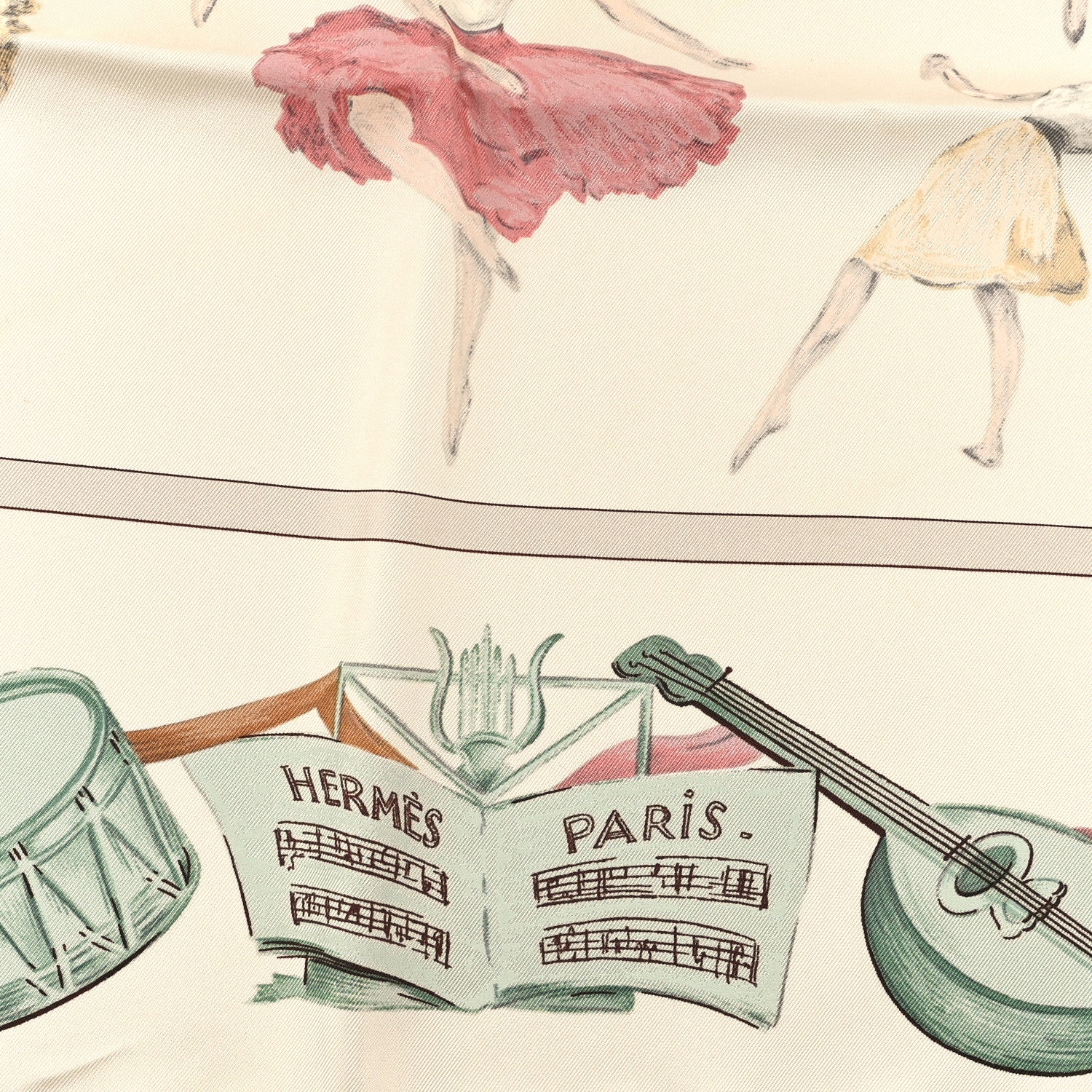 Hermes Silk La Danse Du Cheval Scarf 90 2 of 4